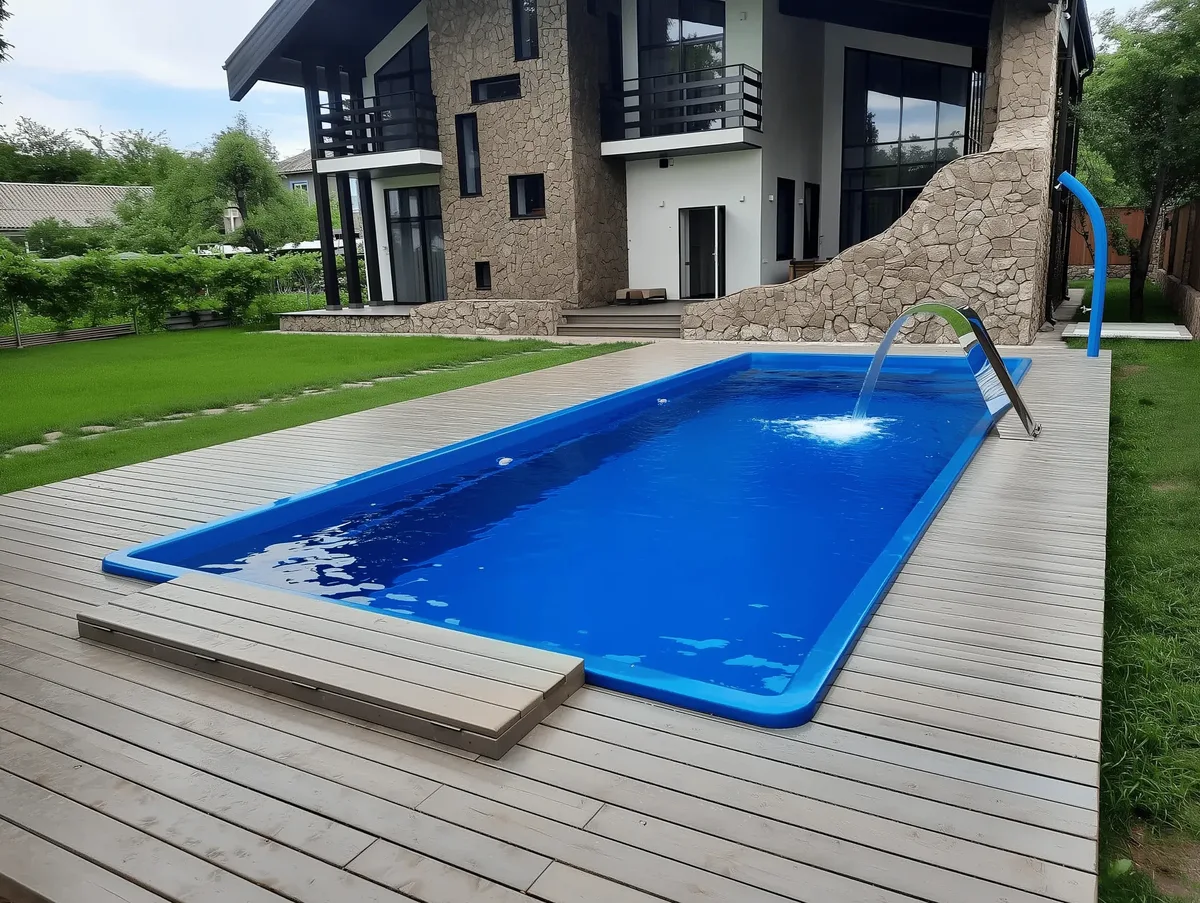 Композитный бассейн Laguna 9 — вид сверху в Стерлитамаке