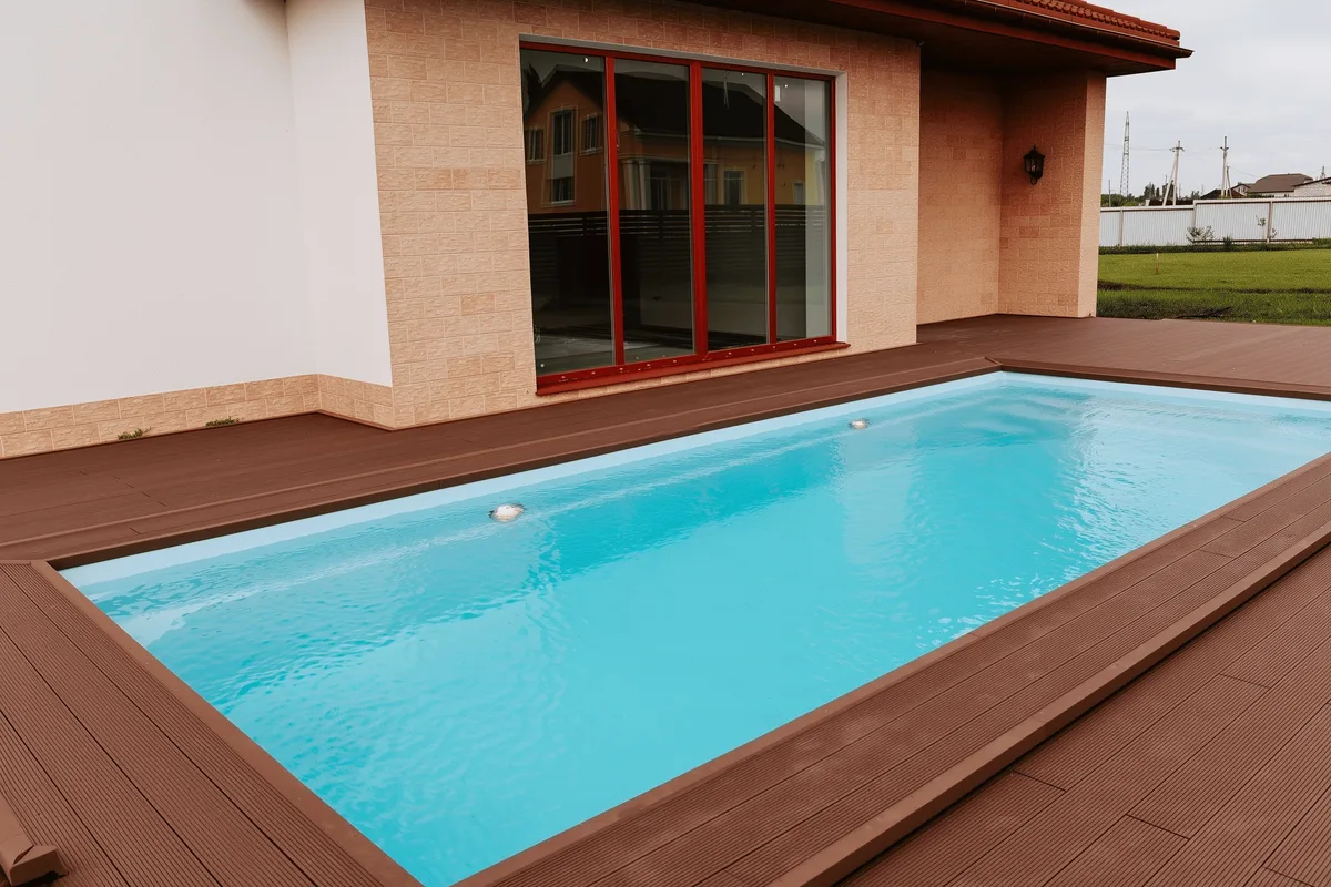 Композитный бассейн Laguna 8 — вид сверху в Стерлитамаке