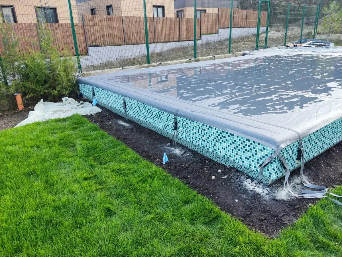 Батутное покрывало на бассейне в Стерлитамаке